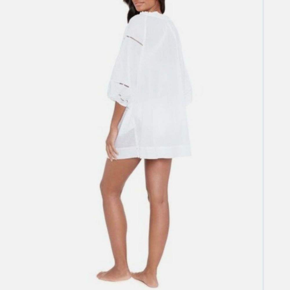 Ralph Lauren-Boho 100% cotton embroidered white tunic.Size Large